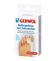 Gehwol Ballenpolster mit Zehenteiler - Гель-корректор и накладка на большой палец 1 шт